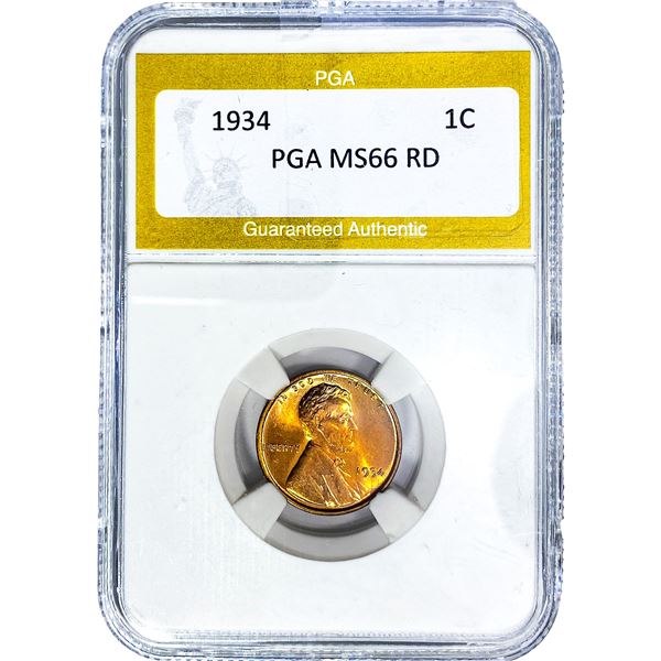 1934 Wheat Cent PGA MS66 RD