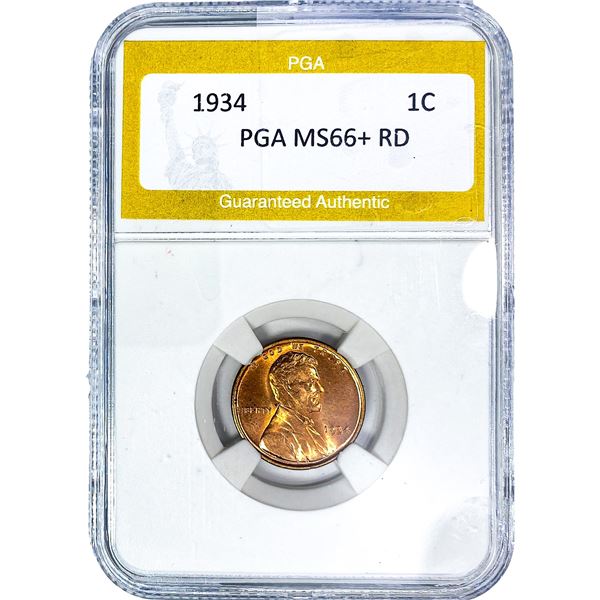 1934 Wheat Cent PGA MS66+ RD