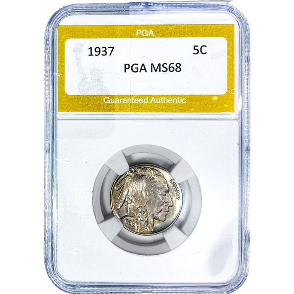 1937 Buffalo Nickel PGA MS68