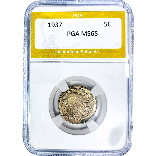 1937 Buffalo Nickel PGA MS65