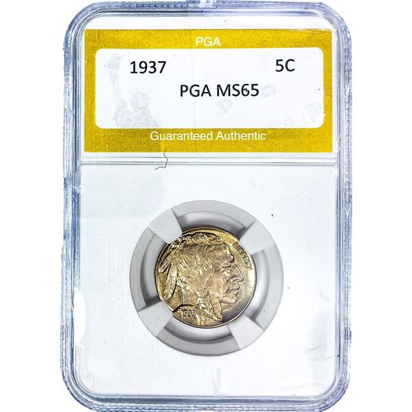 1937 Buffalo Nickel PGA MS65