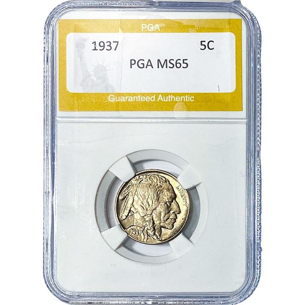 1937 Buffalo Nickel PGA MS65