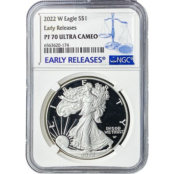 2022-W Silver Eagle NGC PF70 Ultra Cameo