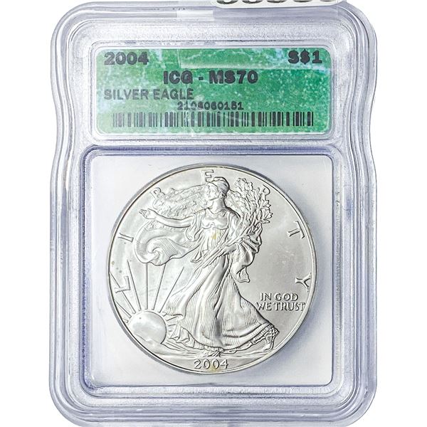 2004 Silver Eagle ICG MS70