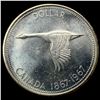 Image 2 : 1697 Canada Silver Dollar