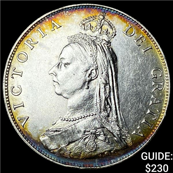 1887 Great Britain Silver 1 Florin
