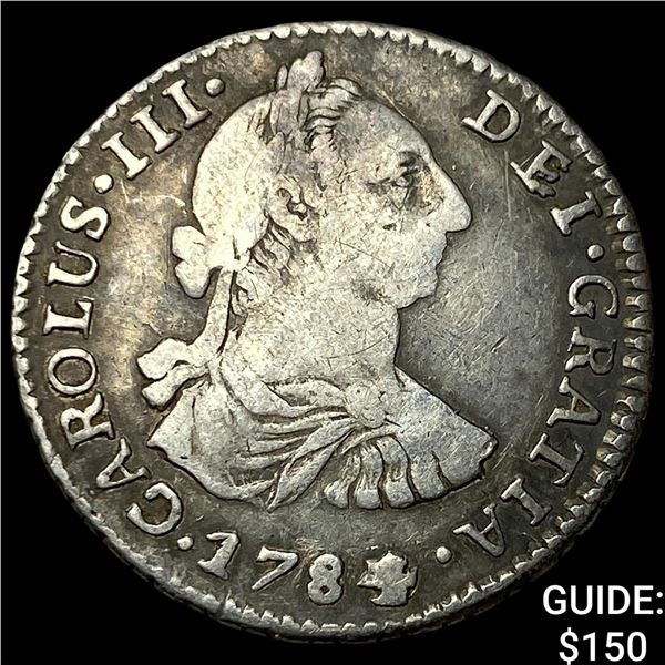 1784/3-PR Bolivia Charles III Silver 1 Real