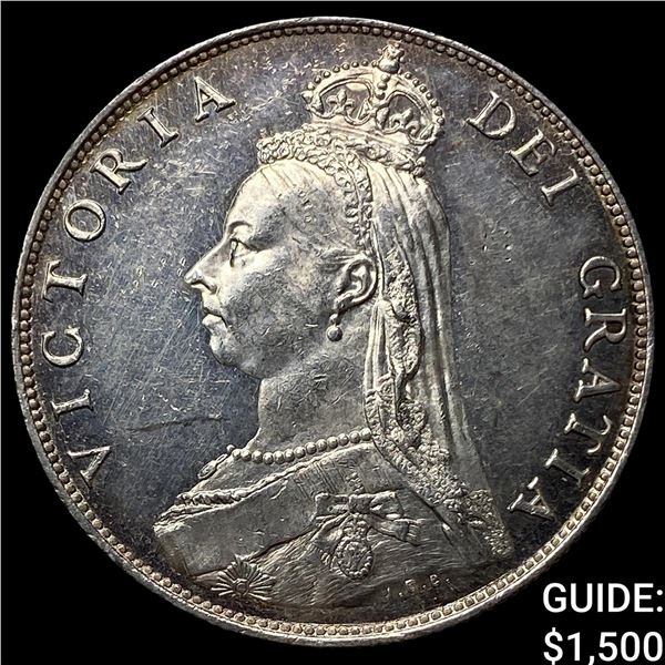 1887 G. Britain Silver Jubilee Head Florin Proof
