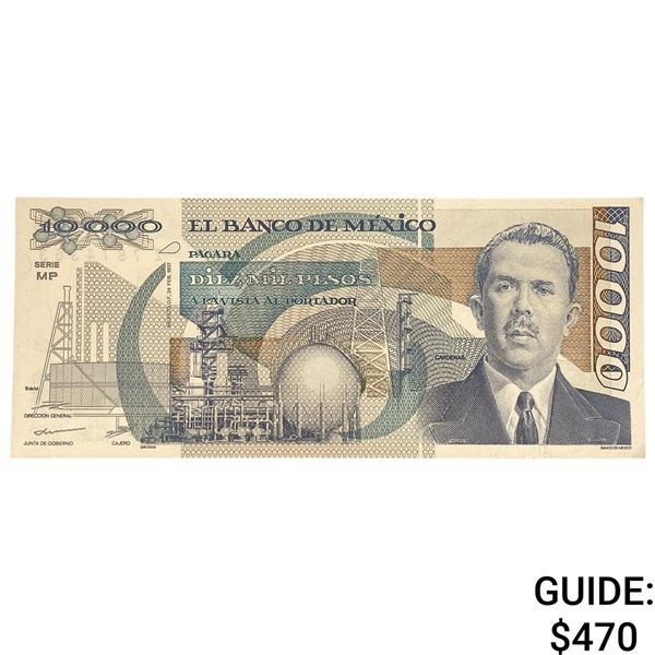 1937 Bank of Mexico 10,000 Pesos