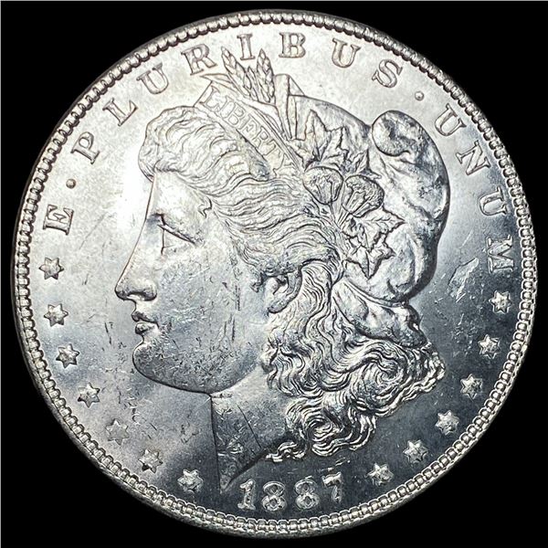 1887 Morgan Silver Dollar GEM BU