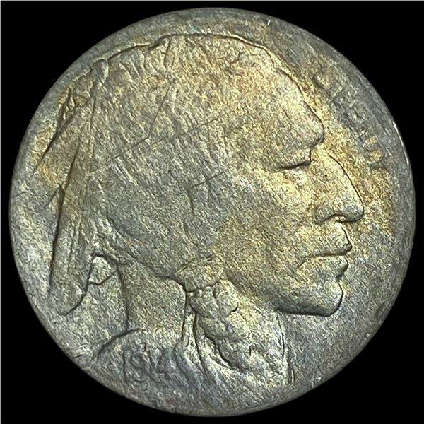 1914-D Buffalo Nickel NICELY CIRCULATED