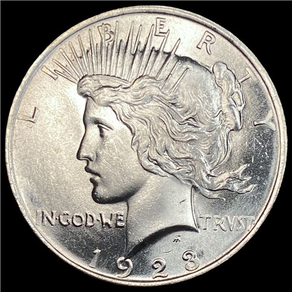 1923 Silver Peace Dollar GEM BU