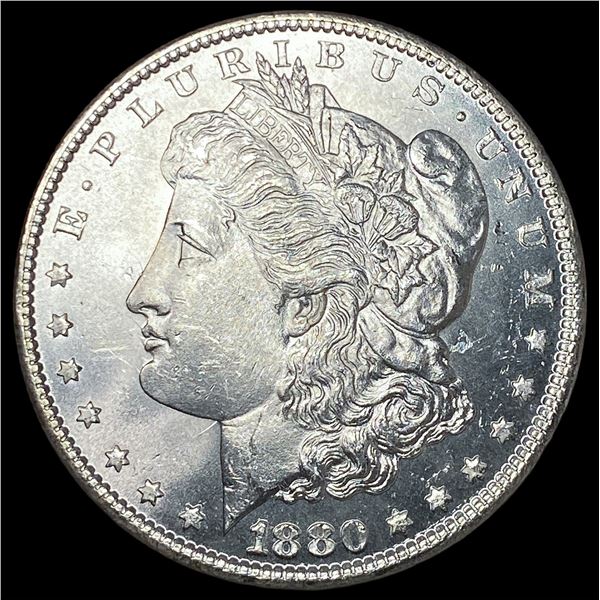 1880 Morgan Silver Dollar GEM BU