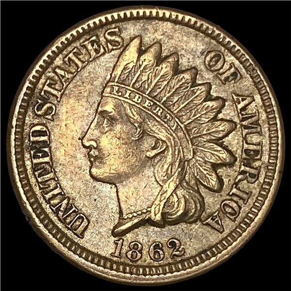 1862 Indian Head Cent CLOSELY UNCIRCULATED
