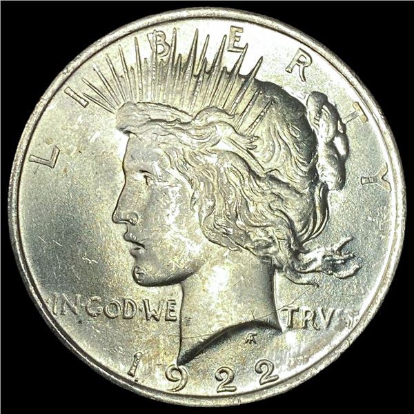 1922 Silver Peace Dollar CHOICE BU
