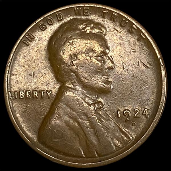 1924-D Lincoln Wheat Cent CLOSELY UNCIRCULATED
