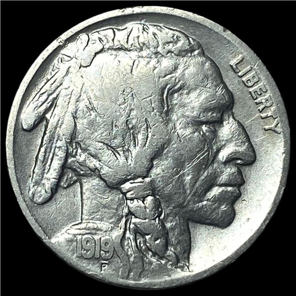 1919-D Buffalo Nickel NICELY CIRCULATED
