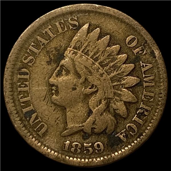 1859 Indian Head Cent NEARLY UNCIRCULATED