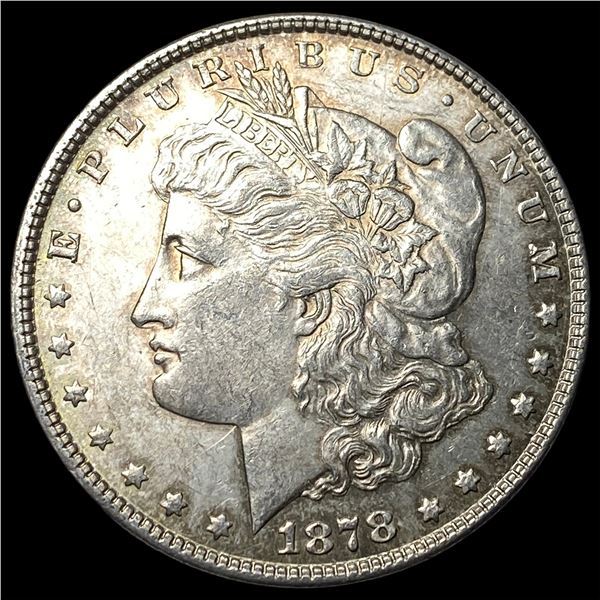 1878 Silver Morgan Dollar CLOSELY  UNCIRCULATED