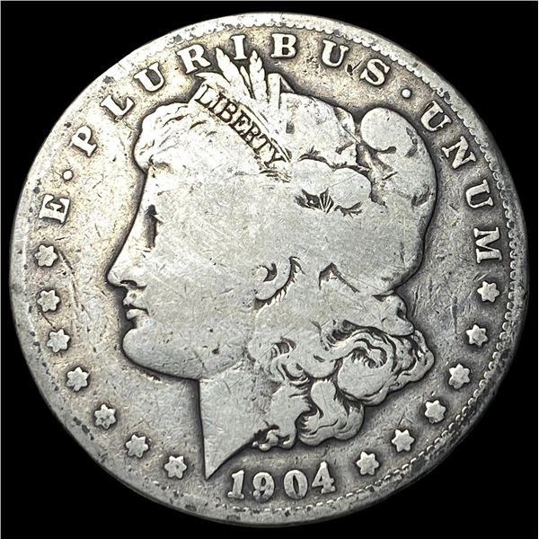 1904-S Silver Morgan Dollar NICELY CIRCULATED