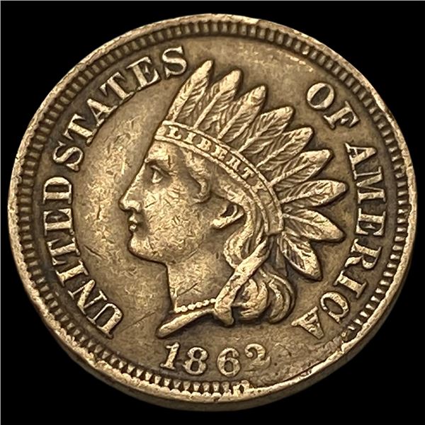 1862 Indian Head Cent CLOSELY UNCIRCULATED