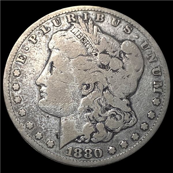 1880-CC Silver Morgan Dollar LIGHTLY CIRCULATED