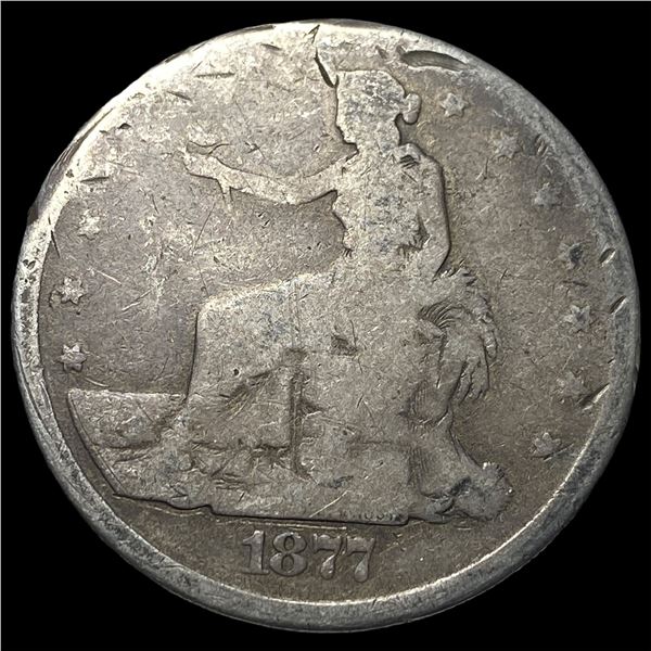 1877-S Silver Trade Dollar NICELY CIRCULATED