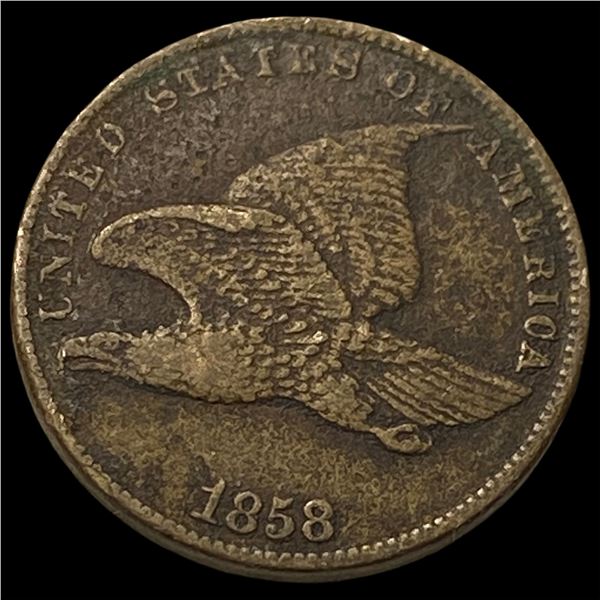 1858Flying Eagle Cent CLOSELY UNCIRCULATED