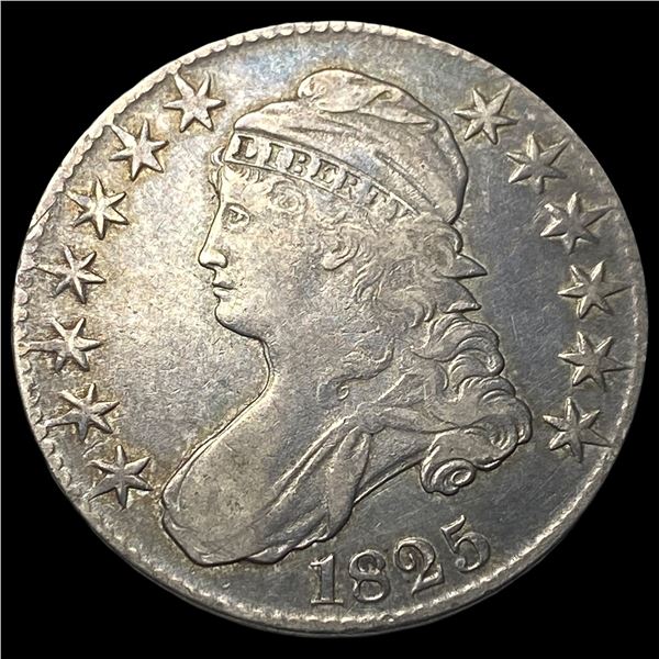 1825 Capped Bust Half Dollar CLOSELY UNCIRCULATED