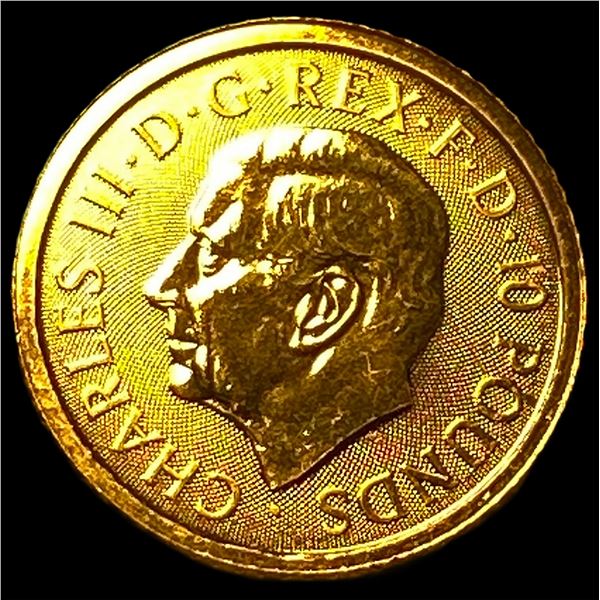 2024 Gold 1/10oz Britannia 10 Pounds GEM BU
