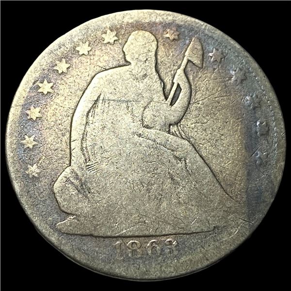 1863-S Seated Liberty Half Dollar NICELY CIRCULATED