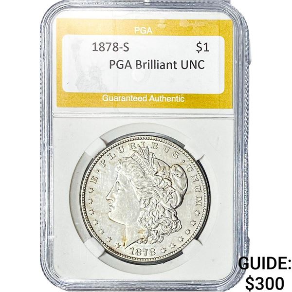 1878-S Morgan Silver Dollar PGA BU