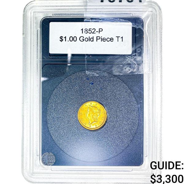 1852-P Type 1 Dollar