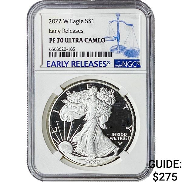 2022-W Silver Eagle NGC PF70 Ultra Cameo