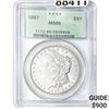 Image 1 : 1887 Morgan Silver Dollar PCGS MS65