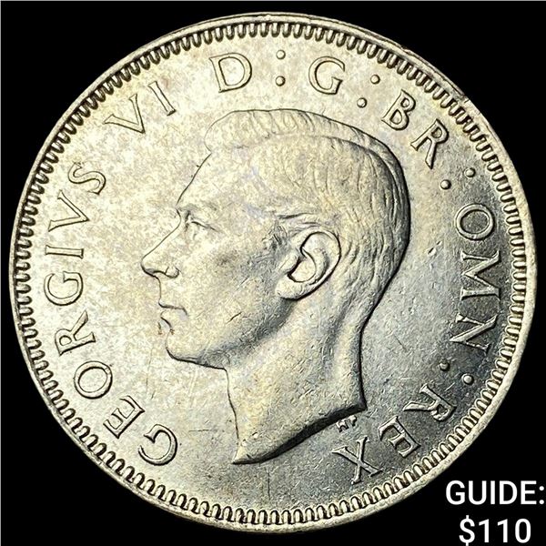 1943E Great Britain Silver 1 Shilling