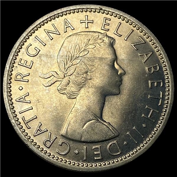 1963 Great Britain Silver 2 Shillings