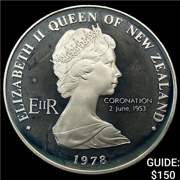 1978 New Zealand SIlver Dollar Proof