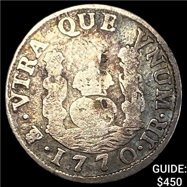 1770 Bolivia Silver 1 Reale NEARLY UNCIRCULATED