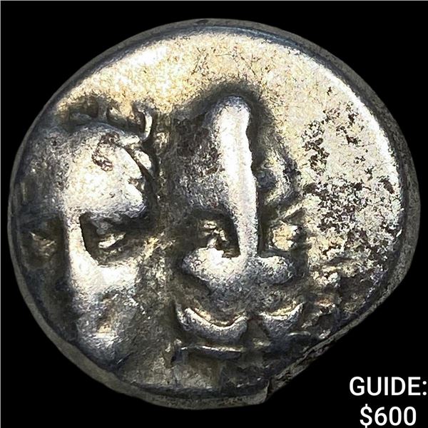 Greece Moesia, Istros 4th Cent. BC Silver Drachm NEARLY UNCIRCULATED
