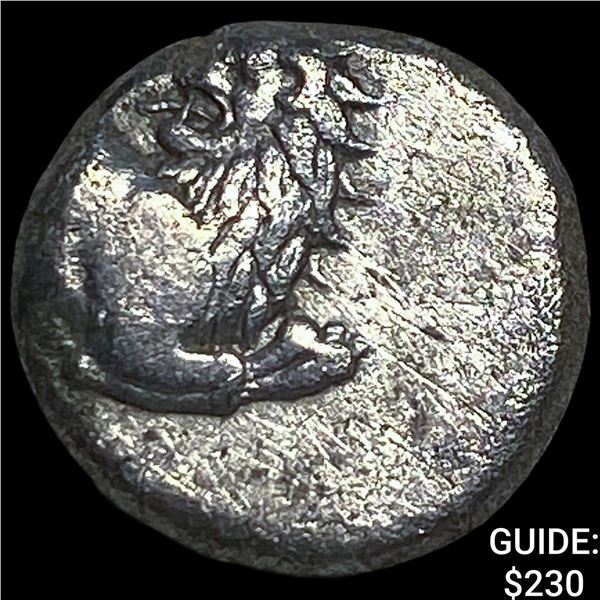 Greece Cherronesos 400-350 BC Silver Hemidrachm NEARLY UNCIRCULATED