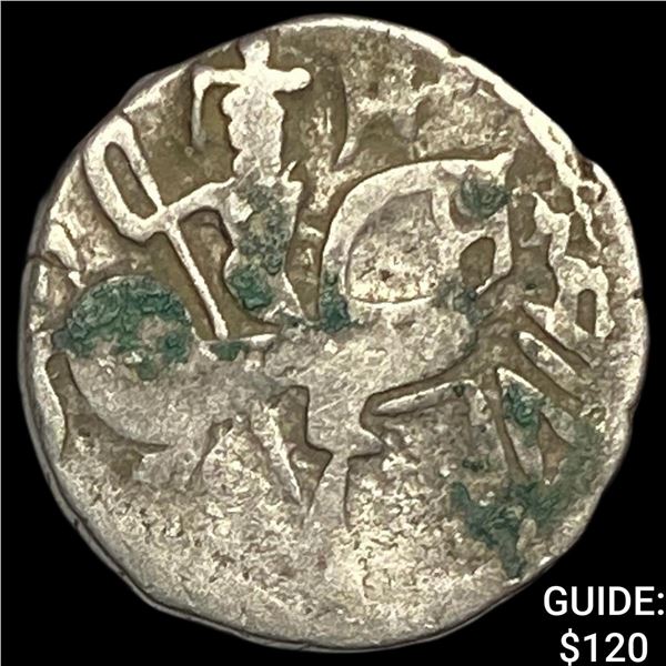 700-1000 AD India Rajput Silver Jital NEARLY UNCIRCULATED