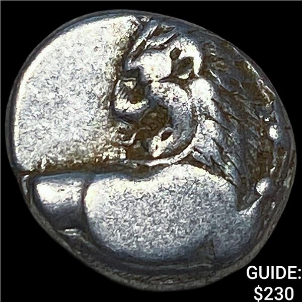 Greece Cherronesos 400-350 BC Silver Hemidrachm NEARLY UNCIRCULATED