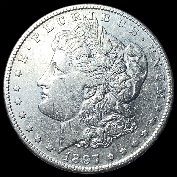 1897-S Silver Morgan Dollar CHOICE AU