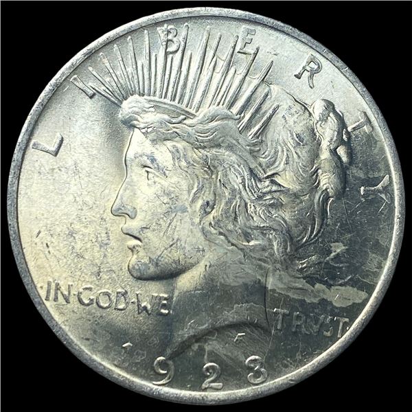 1923 Silver Peace Dollar GEM BU