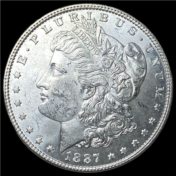1887 Silver Morgan Dollar CHOICE BU