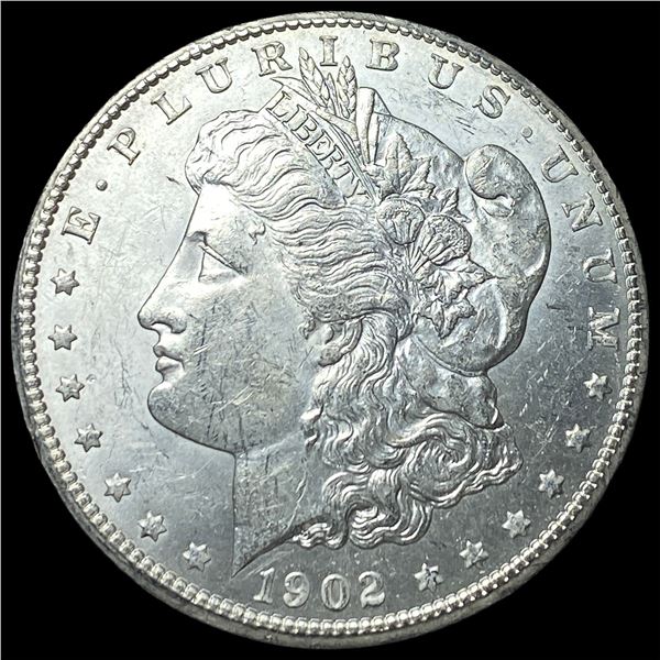 1902-O Silver Morgan Dollar GEM BU