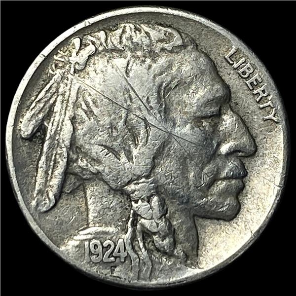 1924-S Buffalo Nickel NICELY CIRCULATED