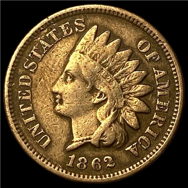 1862 Indian Head Cent NEARLY UNCIRCULATED
