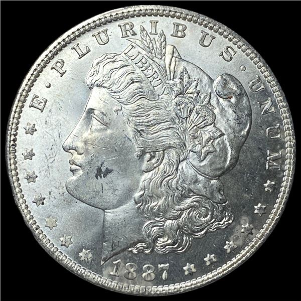 1887 Silver Morgan Dollar CHOICE BU